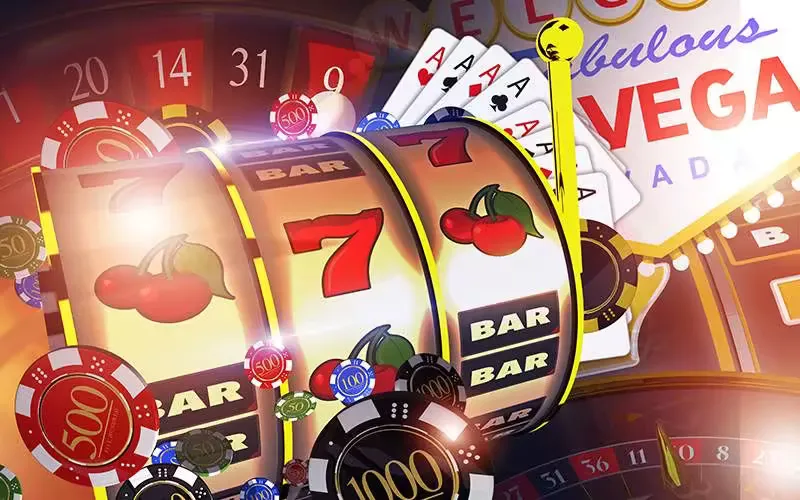 Detailed view of modern slot screen bursting with vivid icons, smooth animations, and powerful visual effects